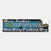 Reef Junkies Autoaufkleber 1 (Vorne)