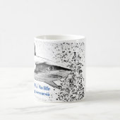 Reef Shark Silhouette Kaffeetasse (Mittel)