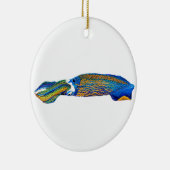 Reef Tintenfisch Keramik Ornament (Rechts)