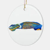 Reef Tintenfisch Keramik Ornament (Links)