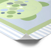 REEF TURTLE 8x10 BABY NURSERY ROOM PRINT Poster (Ecke)