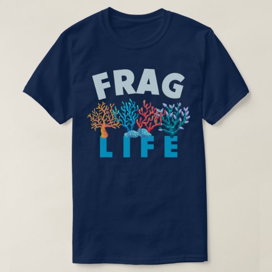 Reef Underwater Aquarium Coral Life Frag T-Shirt (Design vorne)