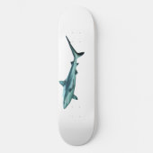Reefshark - Abstraktes Design - Aus einem Foto sch Skateboard (Vorderseite)