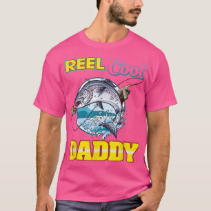 Reel Cool Daddy Fishing Daddy Happy Vatertag T-Shirt