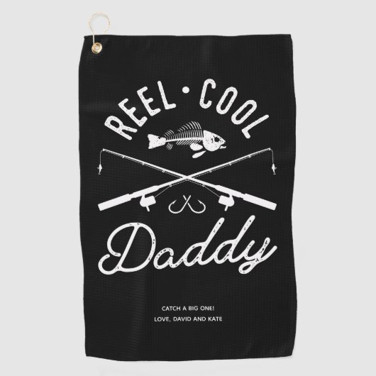 Reel Cool Daddy Personalisiertes Handtuch (Vorderseite)