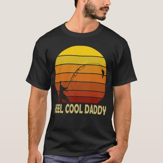 Reel Cool Daddy Shirt Fishing Father's Day (Vorderseite)