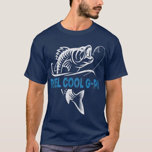 Reel Cool GPa T Fishing Vathers Day T-Shirt (Vorderseite)