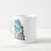 Reel Cool Grandpa Funny Fisherman grandpa Kaffeetasse (Vorderseite Links)