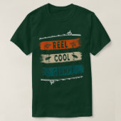 Reel Cool Grumpy Fisherman Funny Fishing Tee  (Design vorne)