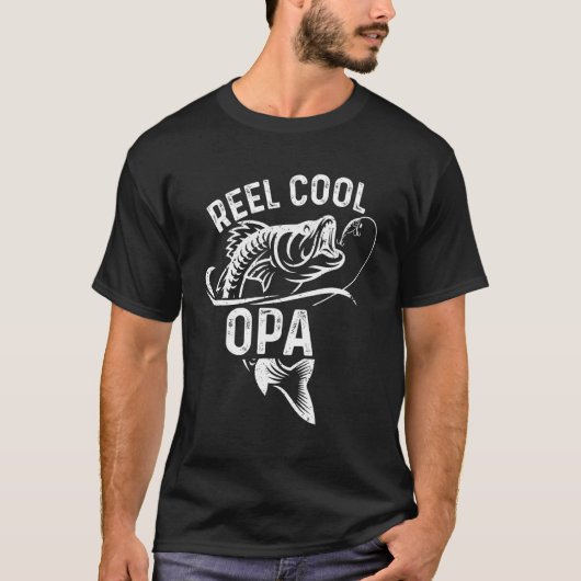 Reel Cool OPA Fisherman Father s Day Fishing T-Shirt (Vorderseite)