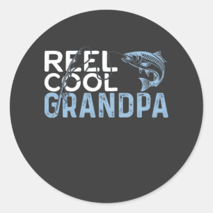 Reel Cool Opa Runder Aufkleber