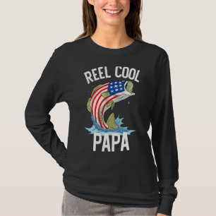 Reel Cool Papa Fishing Vatertag American Joke T-Shirt