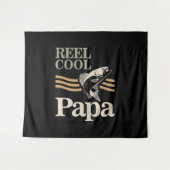Reel Cool Papa - Geschenke von Vater und Großvater Wandteppich (Vorderseite (Horizontal))