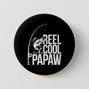 Reel Cool Papaw Shirt Men Papherman Fathers D Button