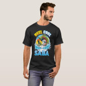 Reel Cool Saba Fishing Vater Papa Daddy Papa T-Shirt (Vorne ganz)