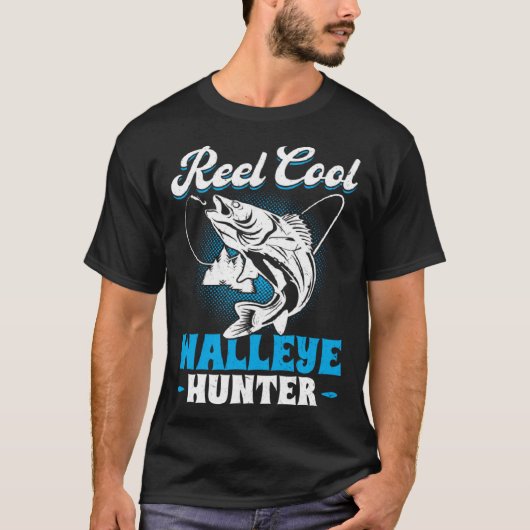 Reel Cool Walleye Hunter T-Shirt (Vorderseite)