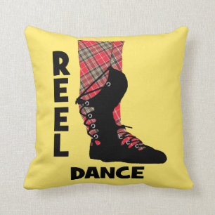 Reel Dance Scottish Country Dance Themed Kissen