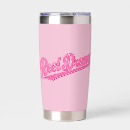 Reel Drama Doll Rosa Chicks Who Fish Lustige Angel Thermobecher