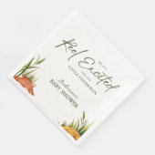  Reel Excited Fishing Baby Boy Little Fisherman  Serviette (Ecke)