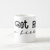 Reel Fishing Spaß Kaffeetasse (Mittel)
