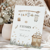 Reel Fun Fishing Baby Shower Favorit Schild