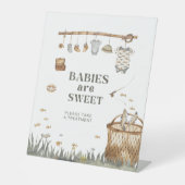 Reel Fun Fishing Babys sind süß Sockelschild (Vorderseite)