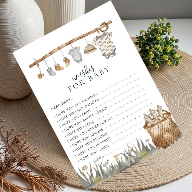 Reel Fun Fishing Wünsche für Babykarte (Von Creator hochgeladen)