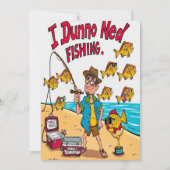 Reel Fun mit Ned Einladung (Vorderseite)