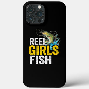 Reel Girls Fish Bass Fishing Funny Fisherwoman Case-Mate iPhone Hülle