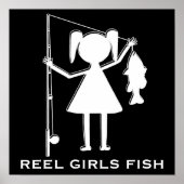 REEL GIRLS FISH - POSTER (Vorne)