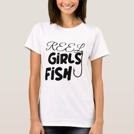 Reel Girls Fish T-Shirt (Vorderseite)