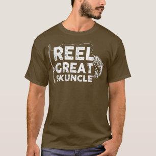 Reel Great Skuncle Fishing Daddy oder Fisherman Gr T-Shirt
