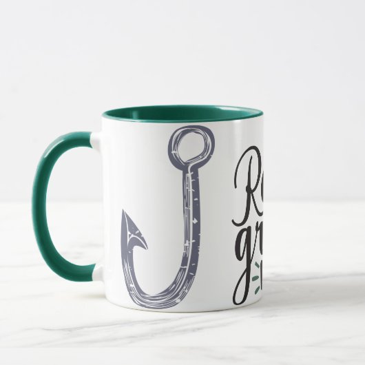 Reel Great Vater Angler Tasse (Links)