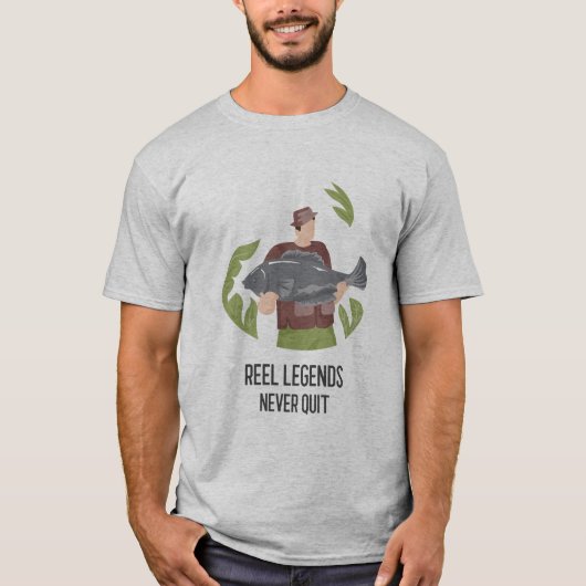Reel Legenden nie aufhören T-Shirt (Vorderseite)