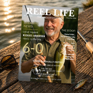 Reel Life Fishing Magazin 60. Geburtstagsfeier Einladung