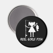 REEL MÄDCHEN FISH! MAGNET (Vorderseite/Rückseite)