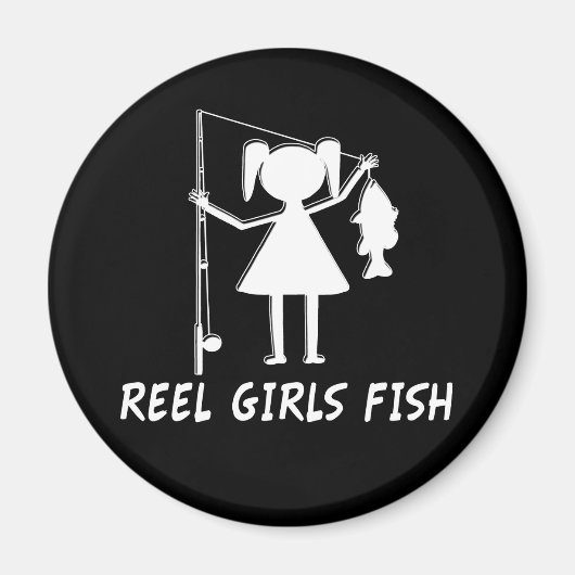 REEL MÄDCHEN FISH! MAGNET (Vorne)