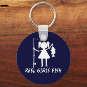 REEL MÄDCHEN FISH! SCHLÜSSELANHÄNGER (Vorderseite)