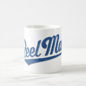 Reel Man Fisherman | Retro Coastal Life Fishing Kaffeetasse (Mittel)