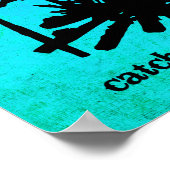 Reel Men Catch Breakfast (BLK) Poster (Ecke)