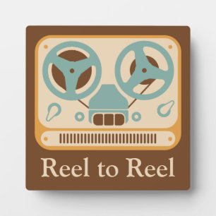 ❝Reel to Reel❞ Tape Recorder Customized Fotoplatte