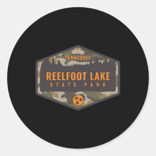 Reelfoot Lake Staat Park Tennessee Tn Camouflage Runder Aufkleber