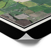 Reelfoot Lake Tennessee Satelliten-Poster Karte Poster (Ecke)