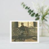 Reeling Yarn (F1139) Van Gogh Fine Art Postkarte (Stehend Vorderseite)