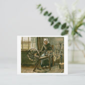 Reeling Yarn (F68) Van Gogh Fine Art Postkarte (Stehend Vorderseite)