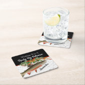 Reely Fischen Weihnachten Weihnachten leer Klein Rechteckiger Pappuntersetzer (Vor Ort)