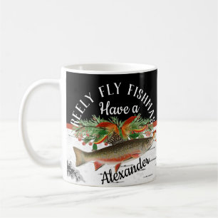 Reely Fishing Fishmas Fischen Weihnachten Kaffeetasse