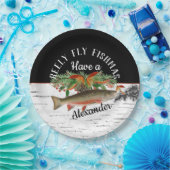 Reely Fishing Fishmas Fischen Weihnachten Pappteller (Party)