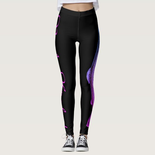Reely Hooked (bei der Fischerei) Leggings (Vorderseite)