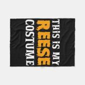 Reese Halloween Personalisiert Costume Funny Fleecedecke (Vorderseite (Horizontal))